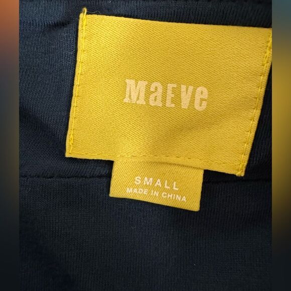 MAEVE Anthropologie Teal Geometric Pencil Skirt Sz S Knee-Length Bodycon Preppy - Picture 6 of 8